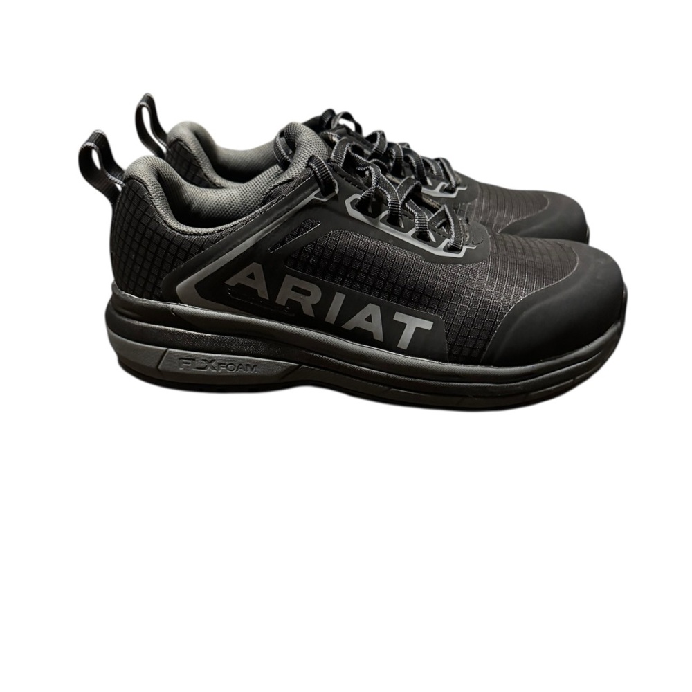 Ariat Black Grey Outspace Composite Shoes Slip-Resistant Sole Steel Toe Sz 5.5B - Picture 5 of 10